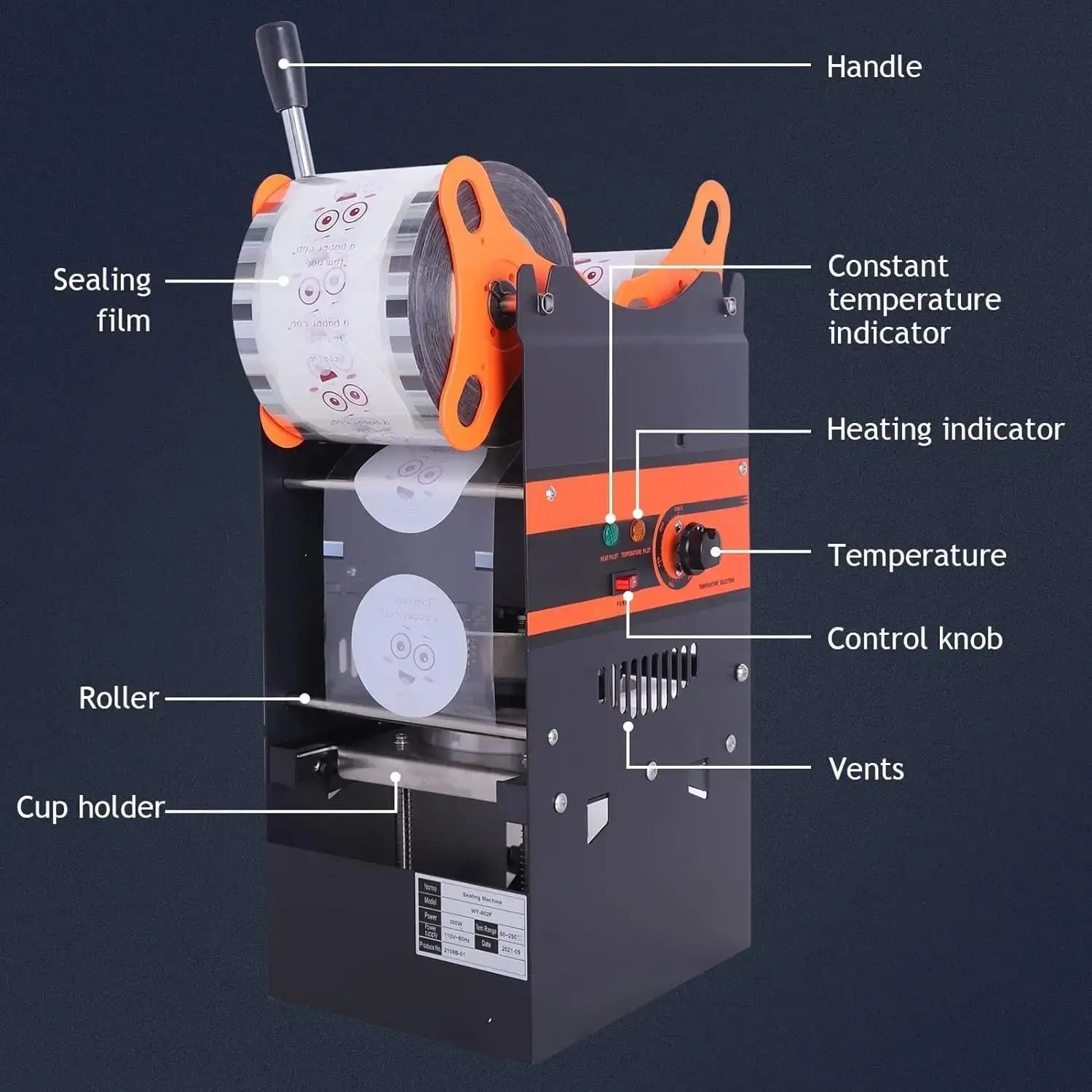 bubble tea sealing machine