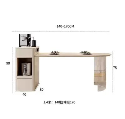 Kitchen Island with Extendable Dining Table