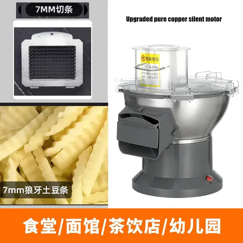 Electric Vegetable Cutter 200W - French Fries Slicer Dicer - Deribla Store