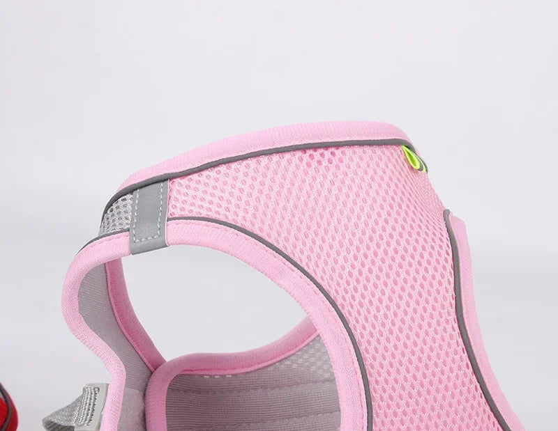 Adjustable Puppy Harness & Leash Set - Soft Vest for Small Dogs, Chihuahuas & French Bulldogs - Deribla Store