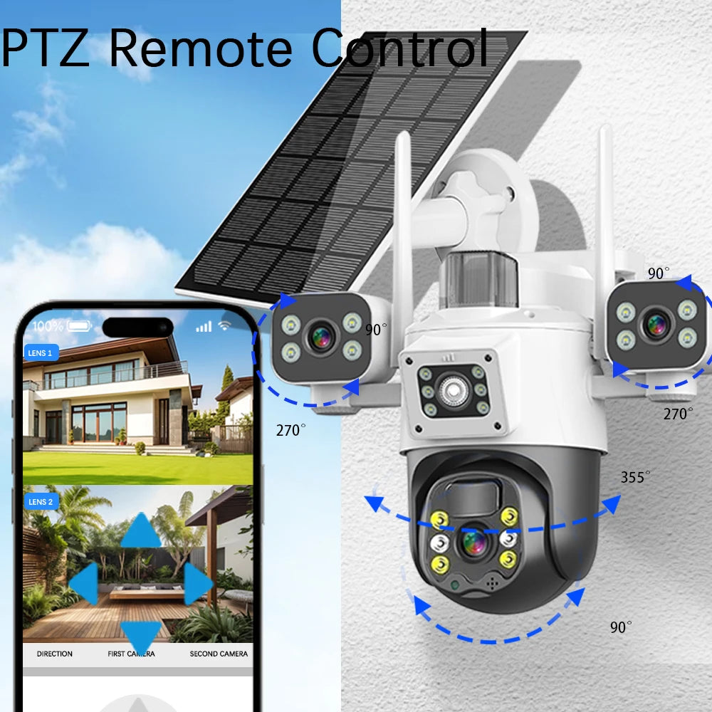 4G Solar Security Camera