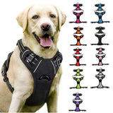 No-Pull Dog Harness - Padded Oxford Vest with Control Handles for Large Dogs - Deribla Store