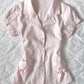 Polka dot Vintage Pink Hot Cute Dress Aesthetic Slim Y2K Short