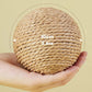 10cm Interactive Sisal Cat Scratching Ball Toy - Extra Large Rope Ball with Sound for Chewing & Playing - Deribla Store