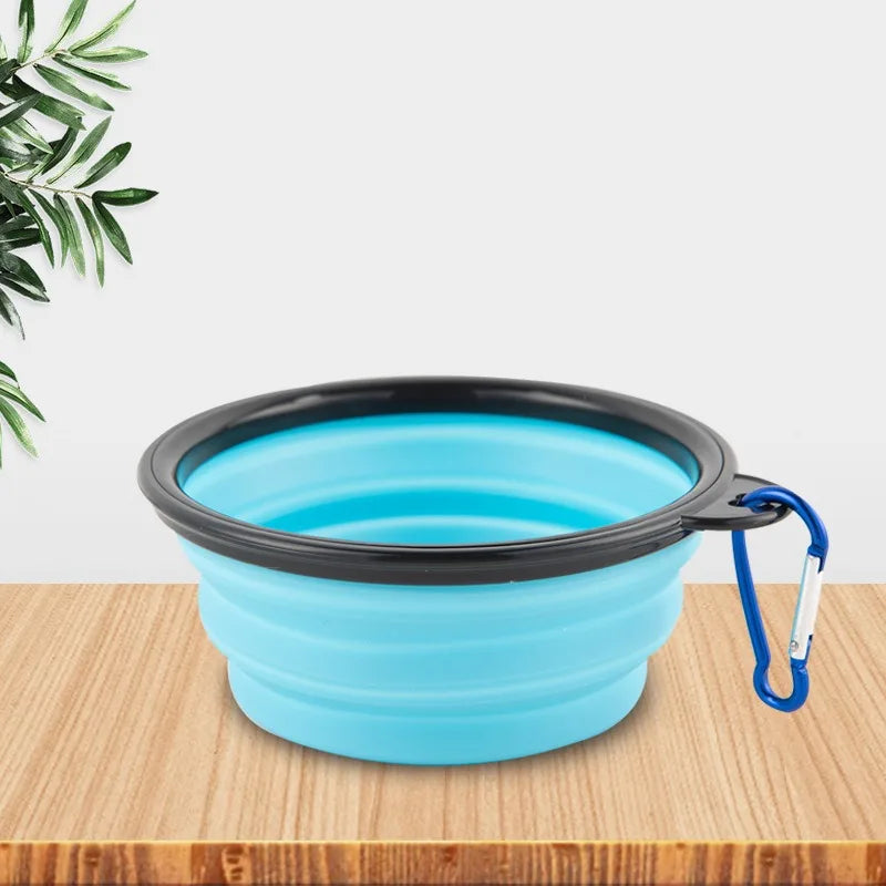 Collapsible Dog Bowl - Portable Silicone Travel Pet Food & Water Bowl - Deribla Store