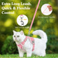 Cat Harness & Leash Set - Adjustable Reflective Vest for Walking - Deribla Store
