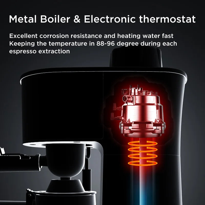 Petrus Espresso Machine - Professional Milk Frother System & Fancy Milk Foam Maker (220V) - Deribla Store