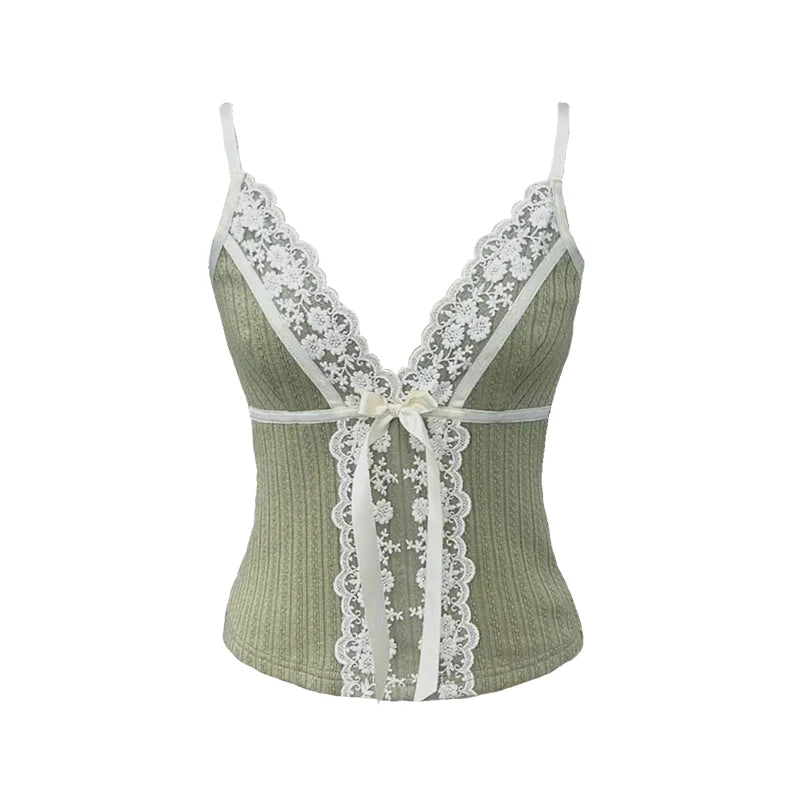 Y2K Harajuku Kawaii Sweet Women's Camisole Top Casual Slim