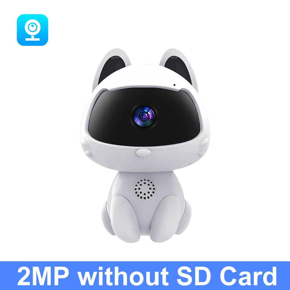 IP Camera V380 HD WiFi Indoor - Auto Tracking Baby Monitor