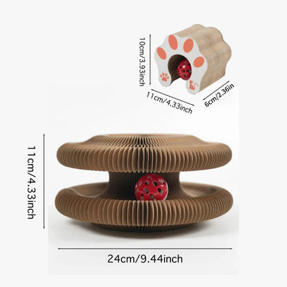 Magic Organ Cat Scratcher - Interactive Accordion Toy & Eco-Friendly Cardboard - Deribla Store