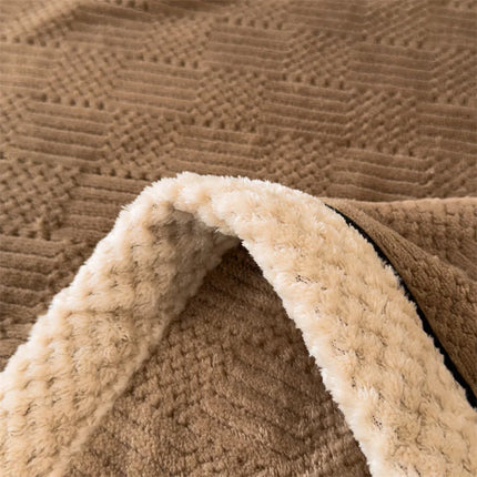 Velvet Blanket - Soft Warm Fleece Throw for Bed & Sofa
