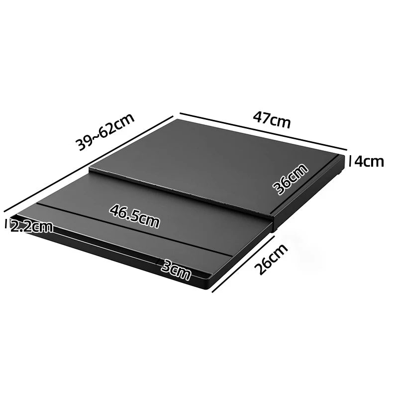 Kitchen Microwave Storage Rack - Pull-Out Drawer Organizer - Deribla Store