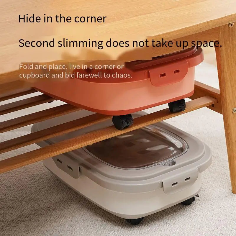 Collapsible Pet Food Storage Container