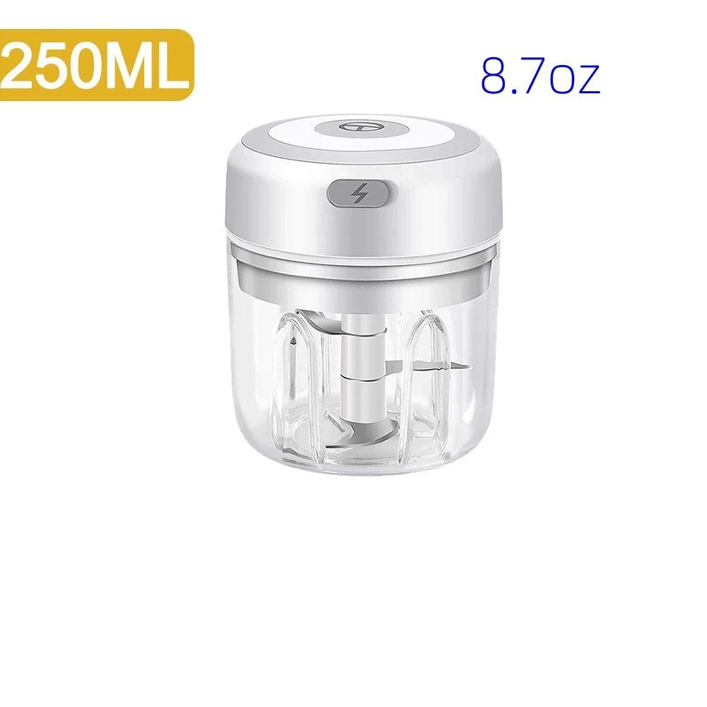 Electric Mini Garlic Chopper USB Rechargeable - Meat Grinder - Deribla Store