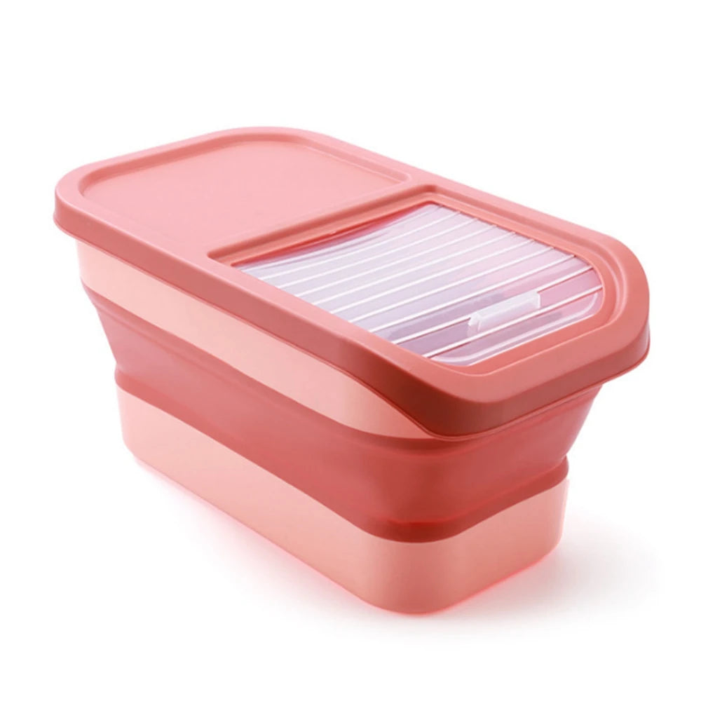 Collapsible Pet Food Storage Container