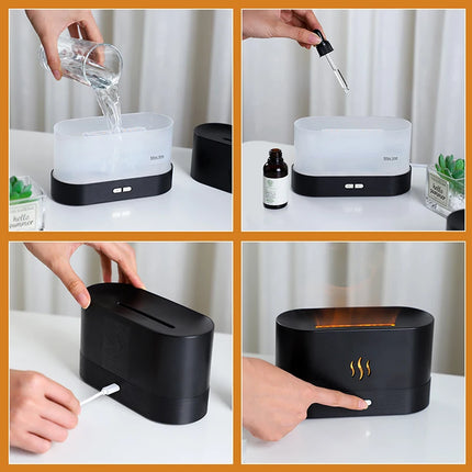 Aromatherapy Diffuser Flame Effect