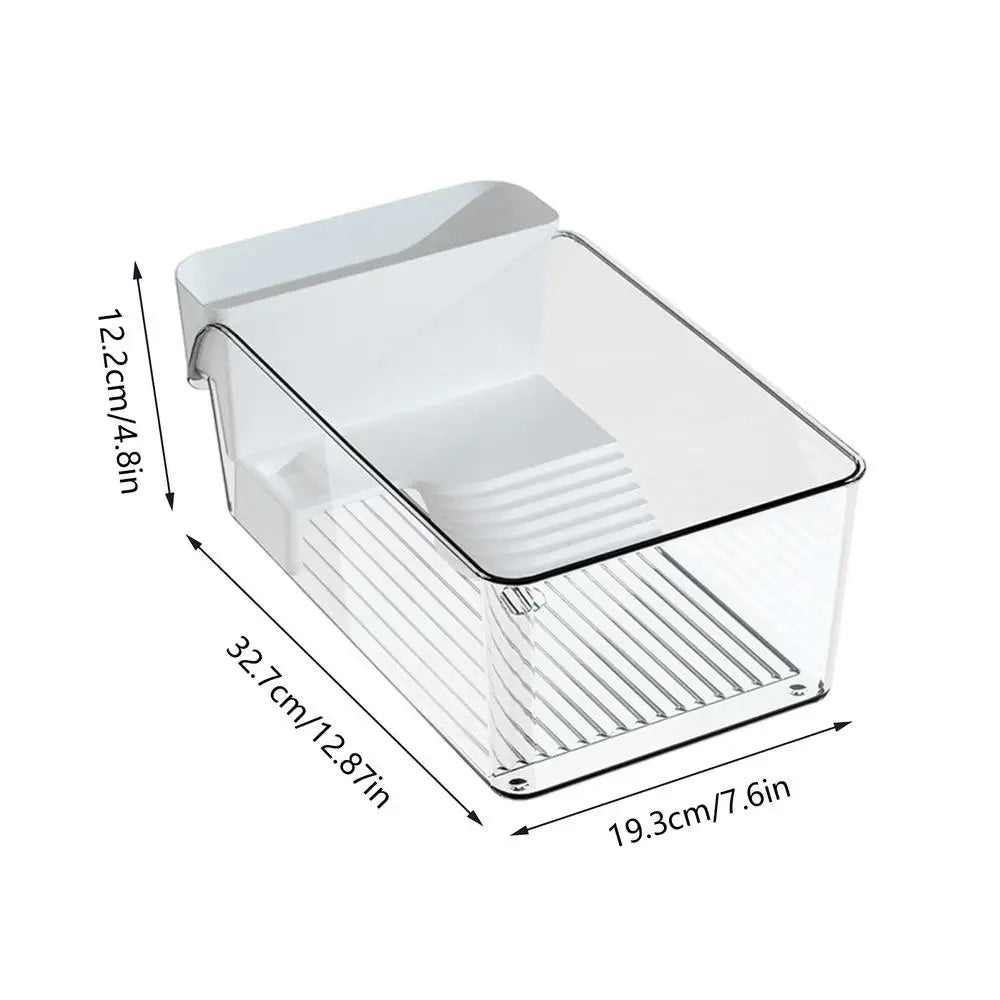 Turtle Tank - Amphibian Reptile Breeding Box with Basking Platform & Fence - Deribla Store