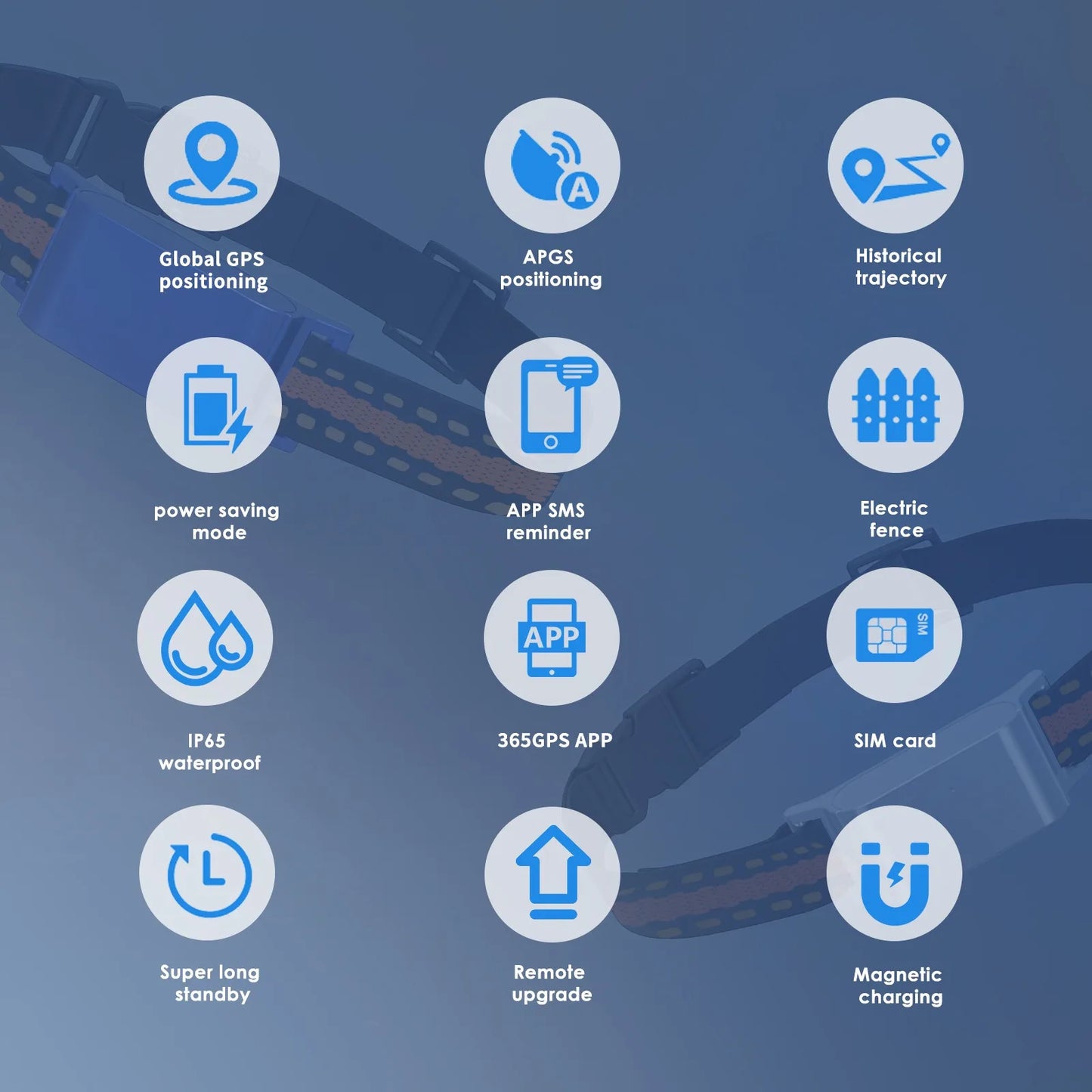 4G GPS Pet Tracker Collar