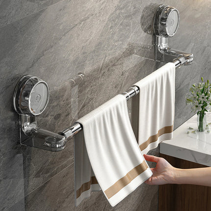 Retractable Suction Cup Towel Bar