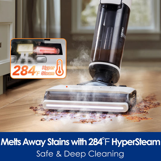 Cordless Wet Dry Vacuum - Tineco Floor ONE S7 Steam Mop
