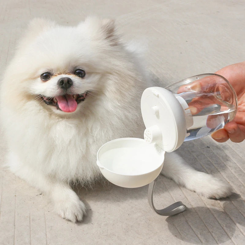 Portable Pet Water Bottle - 2-in-1 Travel Drinking Cup & Bowl for Dogs & Cats - Deribla Store