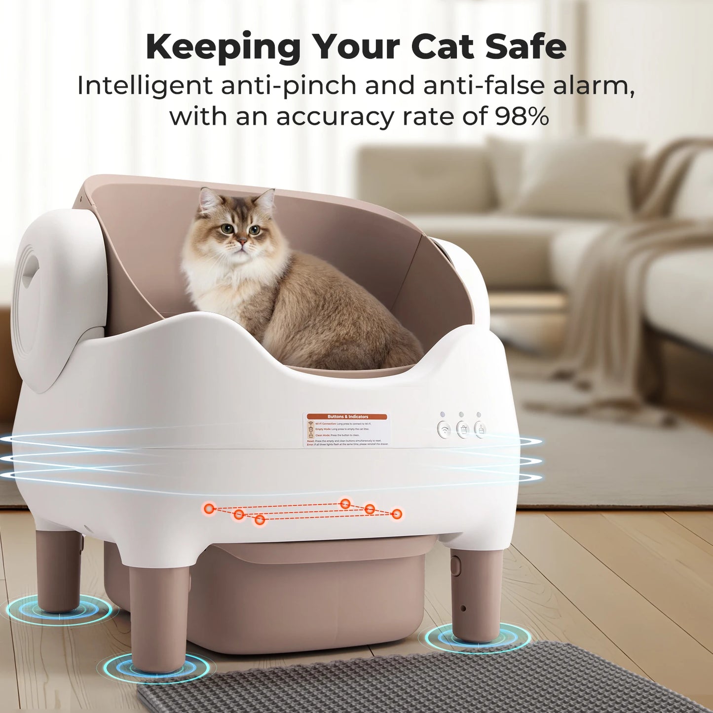 Self-Cleaning Cat Litter Box