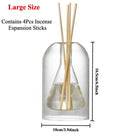 Reed Diffuser Bottle - Glass Aromatherapy Set 130/200ml