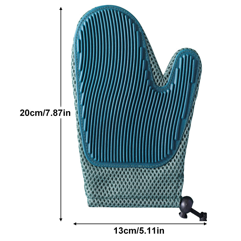 Pet Grooming Glove - Gentle Hair Remover Brush for Dogs & Cats - Deribla Store