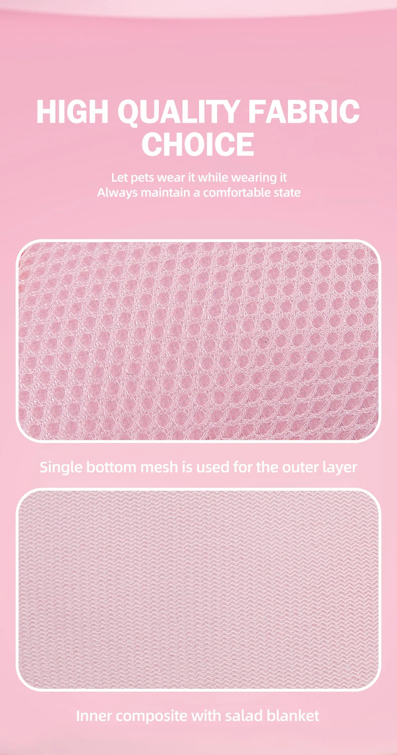 Mesh Dog Harness Leash Set