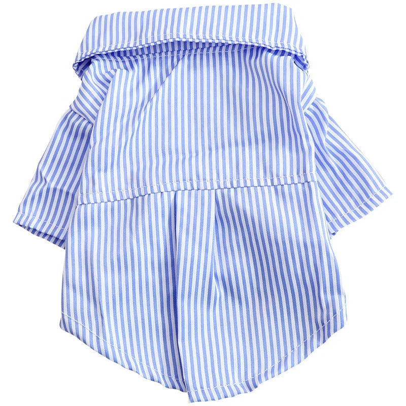 Summer Cat Shirt - Breathable Striped Vest for Cats & Small Dogs - Deribla Store