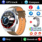 2025 New NFC Smart Watch Men HD AMOLED Screen GPS