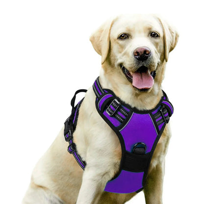No-Pull Dog Harness - Padded Oxford Vest with Control Handles for Large Dogs - Deribla Store