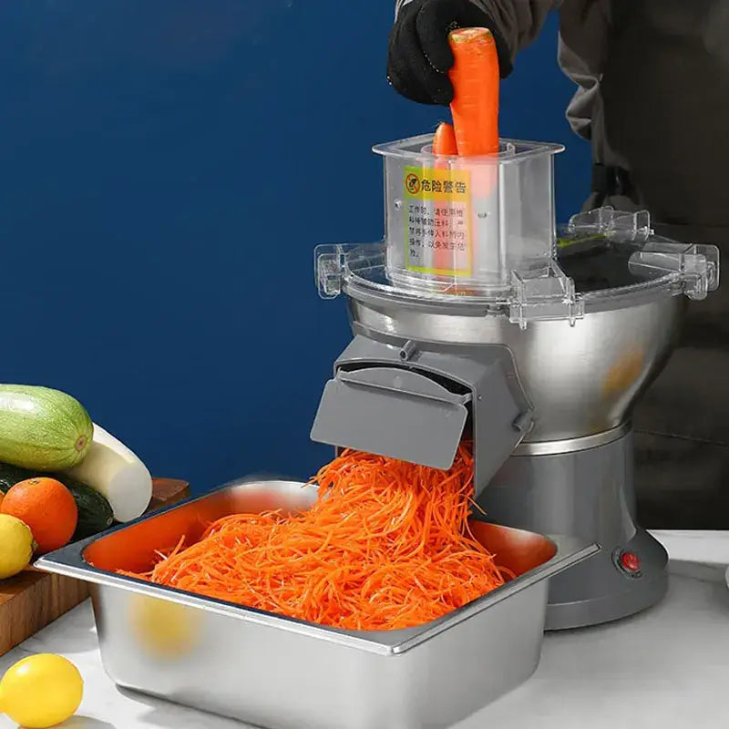 Food Processor showing cutting mechanism