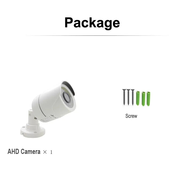 AHD Camera 1080P HD Outdoor - Waterproof Bullet Night Vision