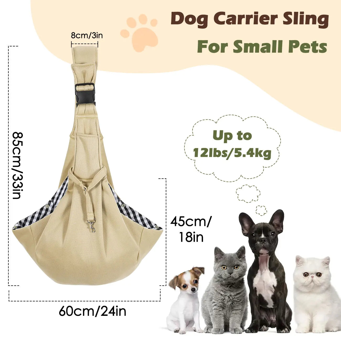Dog Sling Carrier