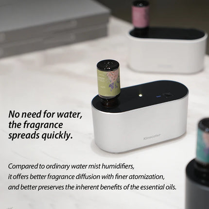 Waterless Essential Oil Diffuser - Portable 2000mAh 3-Gear