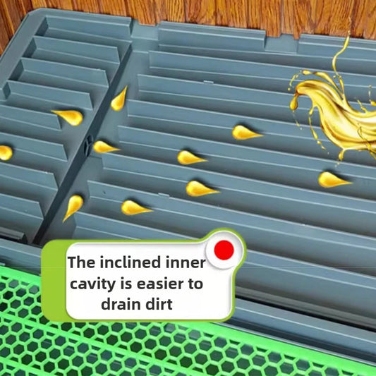 Flush Dog Toilet with Drain Indoor Potty 