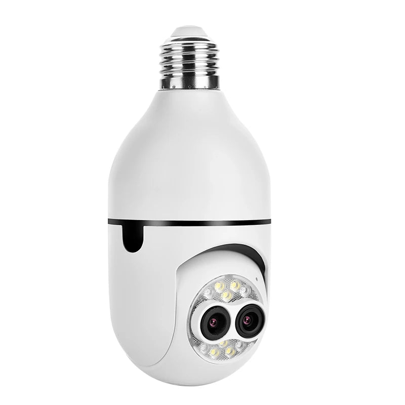 Caméra Ampoule WiFi PTZ 4MP - E27 5X Zoom Night Vision