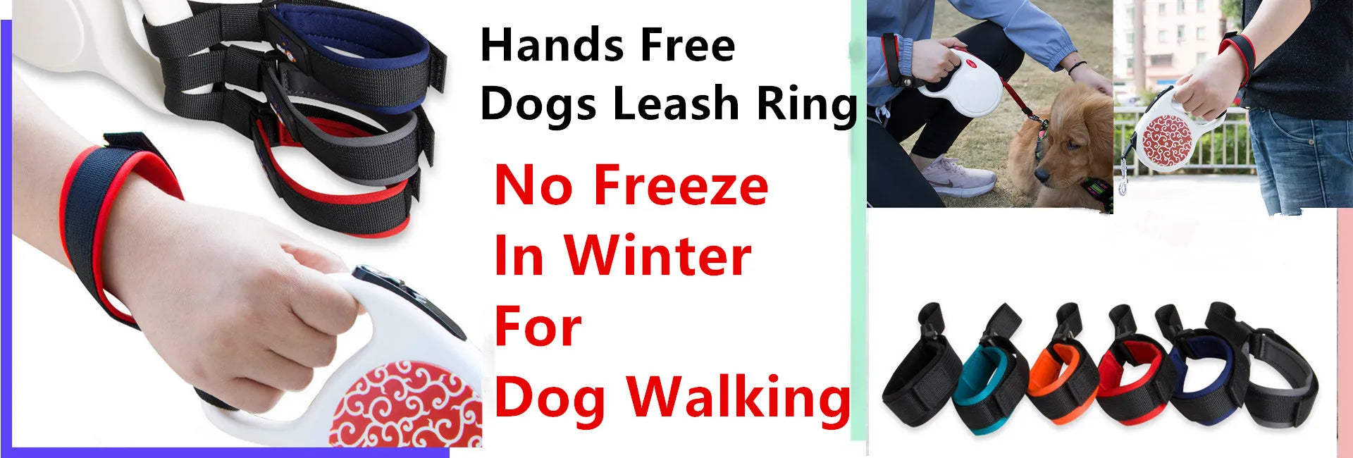 Dog Harness Leash - Hands-Free Shoulder Sling with Double-Head Lead - Deribla Store