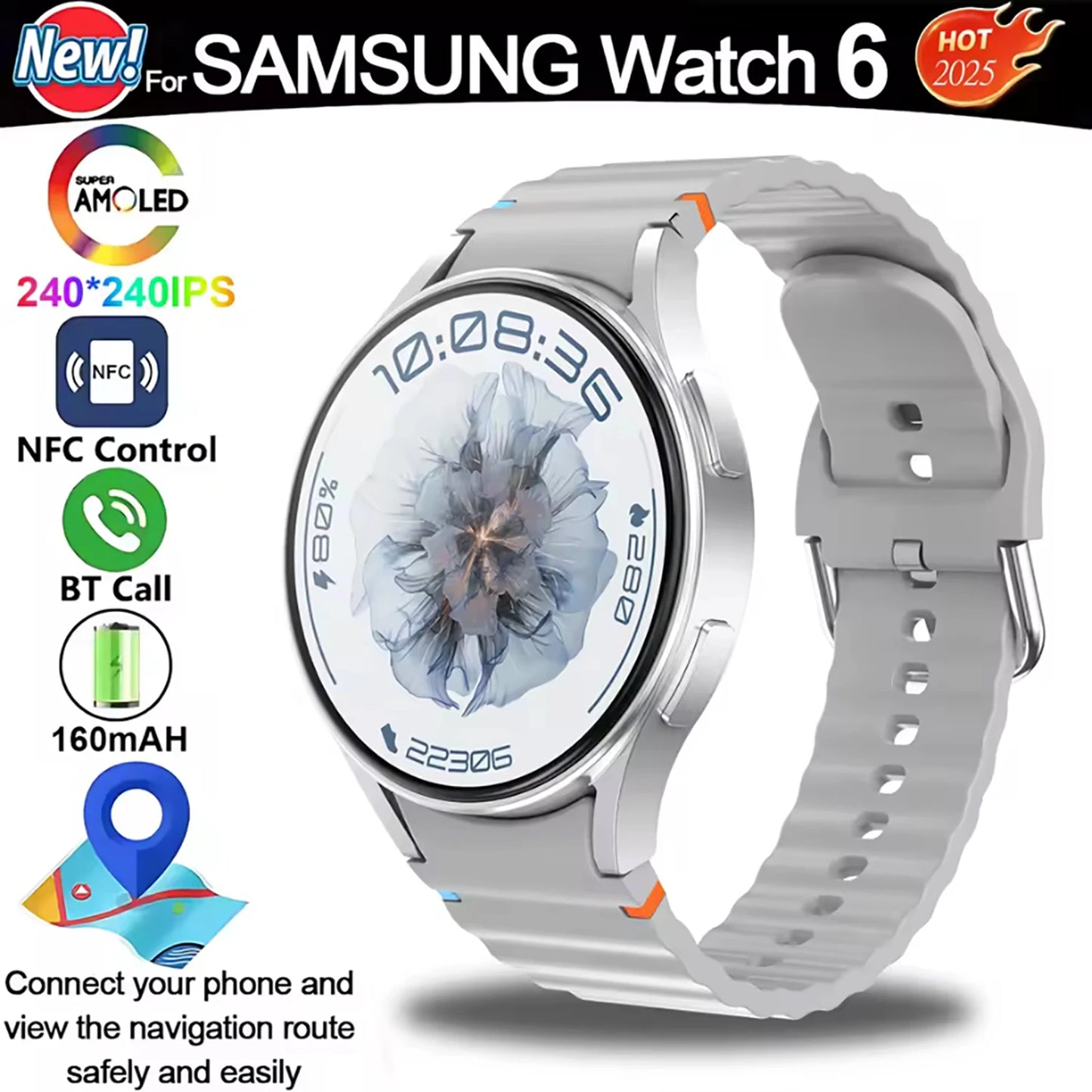 2025New Smart Watch For Samsung Galaxy Watch 7 Men GPS