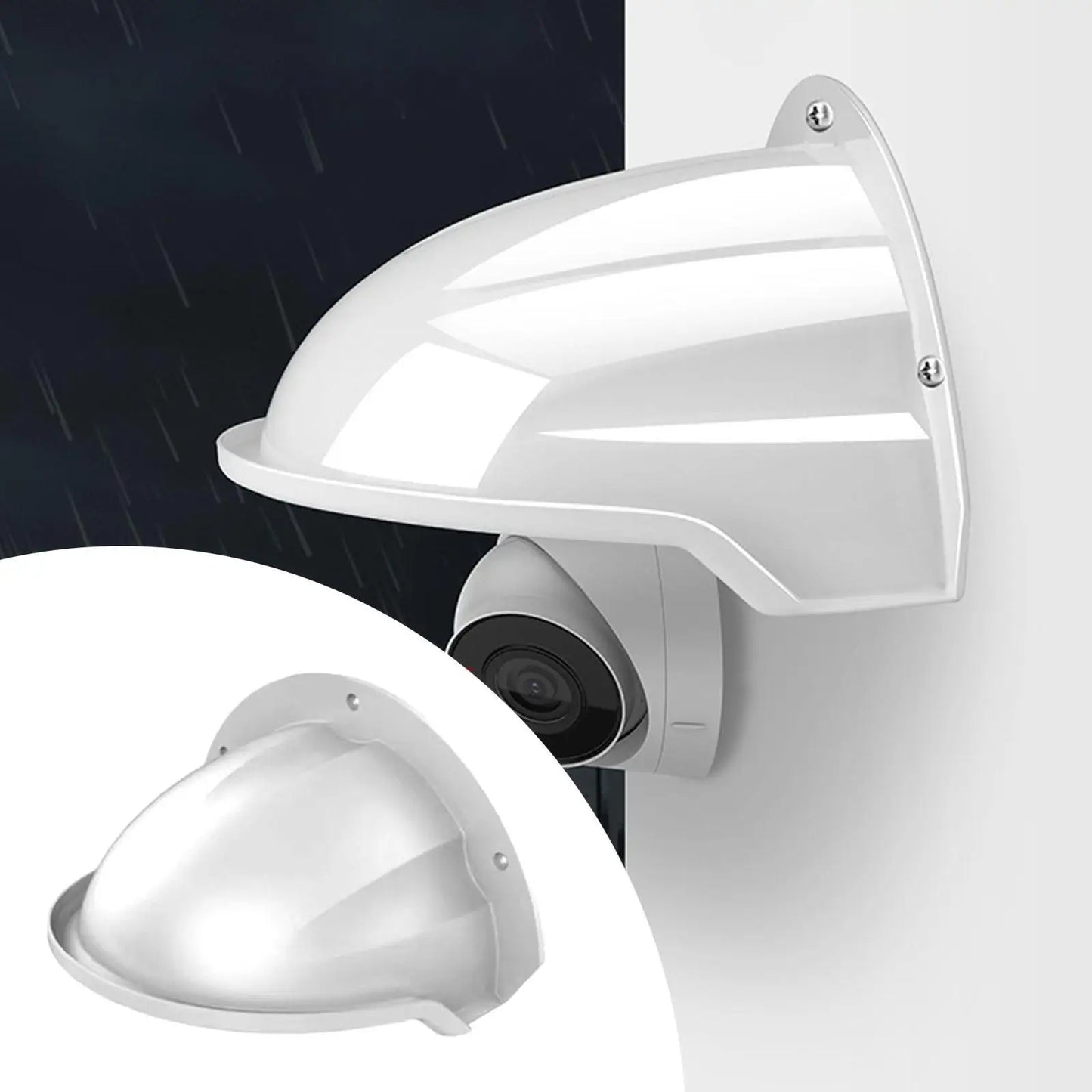 Camera Rain Cover Waterproof - Outdoor Wall Mount Sunshade