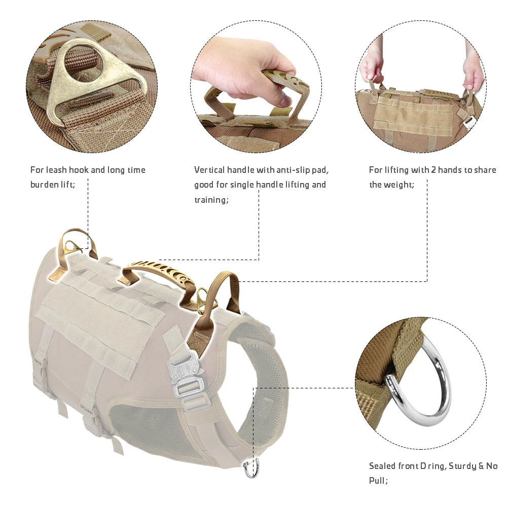 Tactical Dog Harness