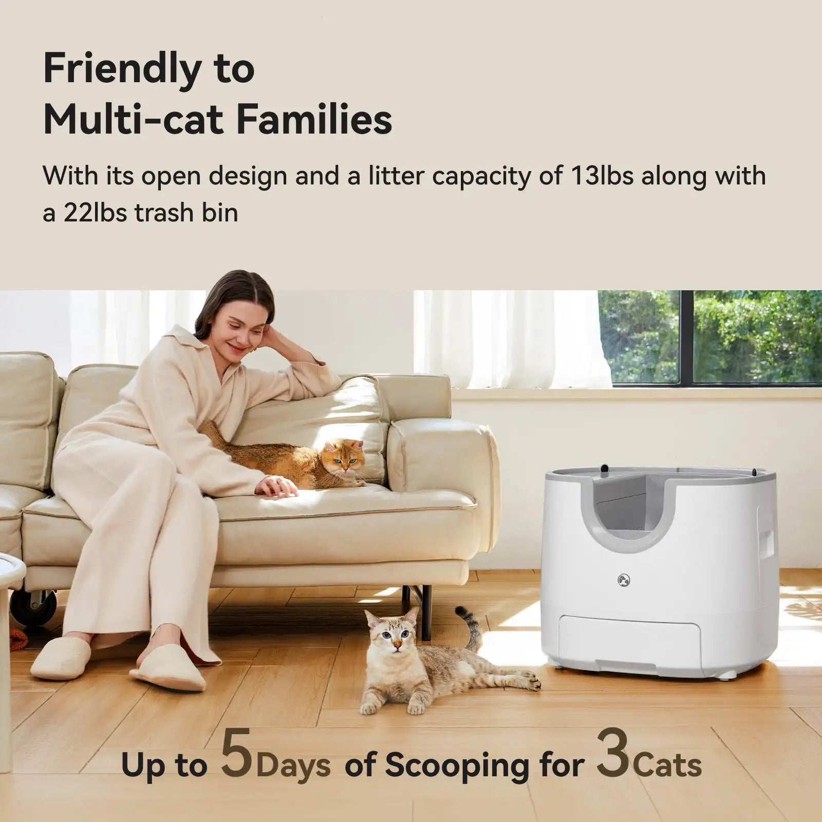 Furoomate Automatic Smart Cat Litter Box 