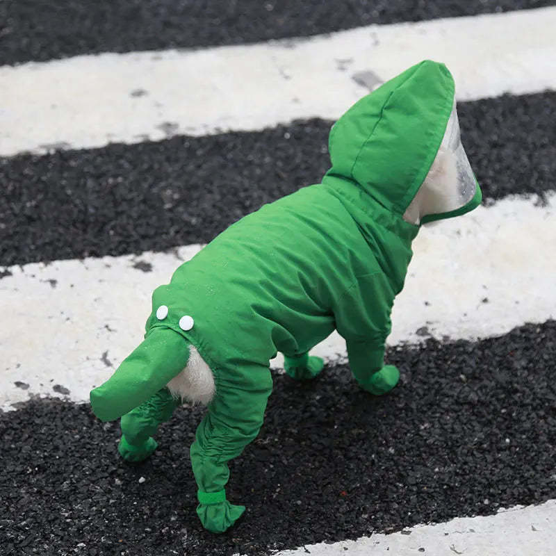 Pet Dog Raincoat - Waterproof Jumpsuit Overalls for Small Dogs & Puppies - Deribla Store