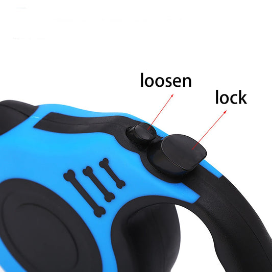 3M/5M Retractable Dog Leash - Automatic Nylon Traction Lead for Small to Medium Dogs & Cats - Deribla Store