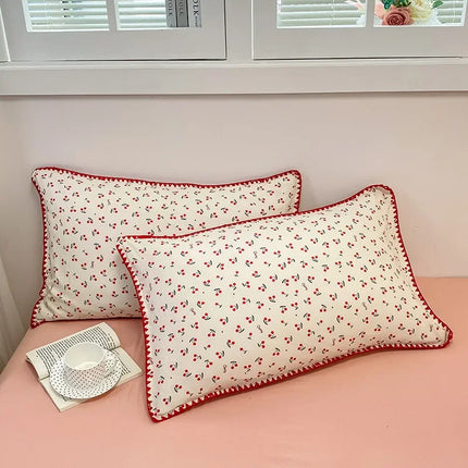 Queen Bedding Set - Soft Washed Cotton 4-Piece Set