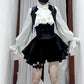Y2k Aesthetic Lolita Style Bow Dress Shorts Set Japanese Women
