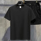 Men T Shirt Summer Cotton Tops Women Solid Color Blank Tshirts