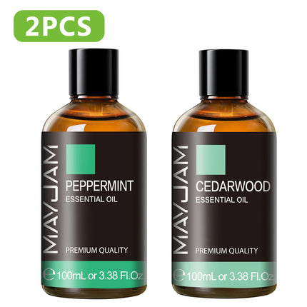 Pure Plant Essential Oil - 100ml Aromatherapy 53 Scents