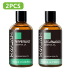Pure Plant Essential Oil - 100ml Aromatherapy 53 Scents